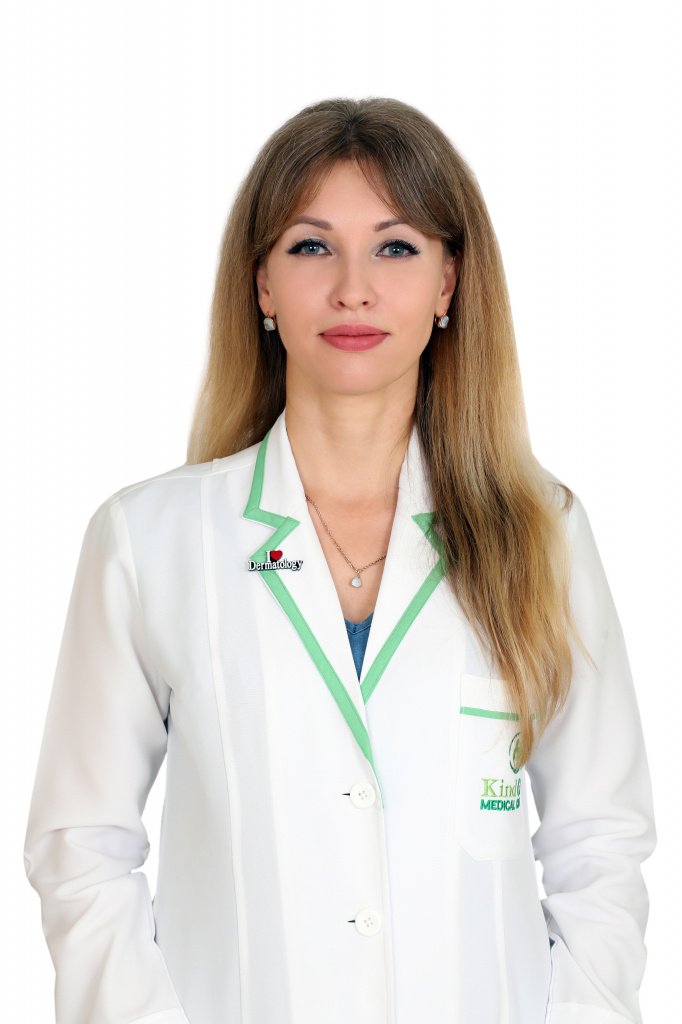 Кристина Евдошенко, дерматолог, венеролог, трихолог, лазеро-дерматокосметолог, кандидат медицинских наук, врач с 20-летним стажем