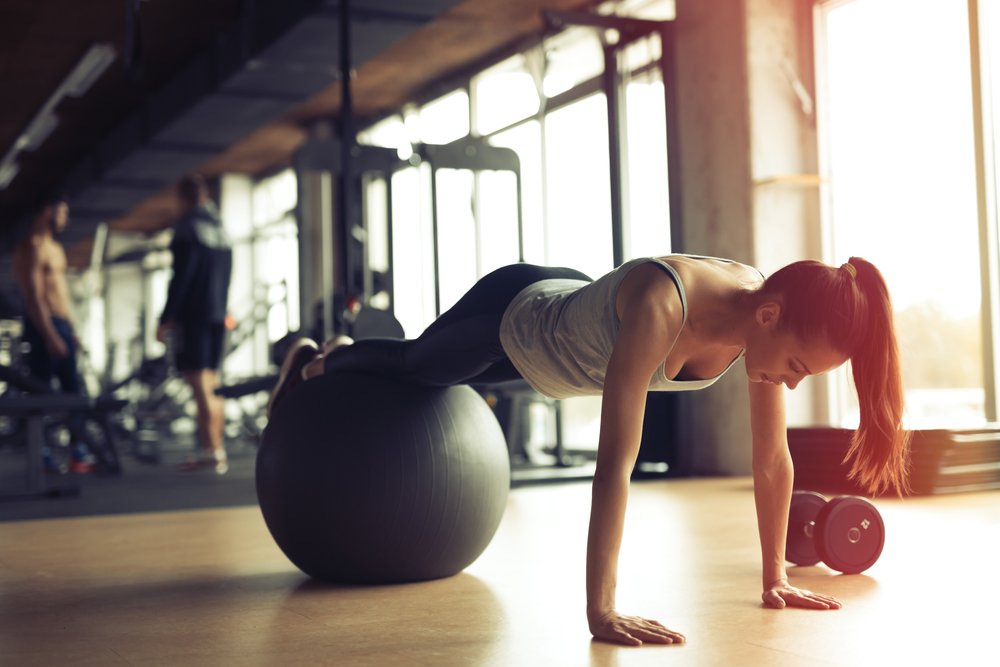 Pilates Ball Pink girl