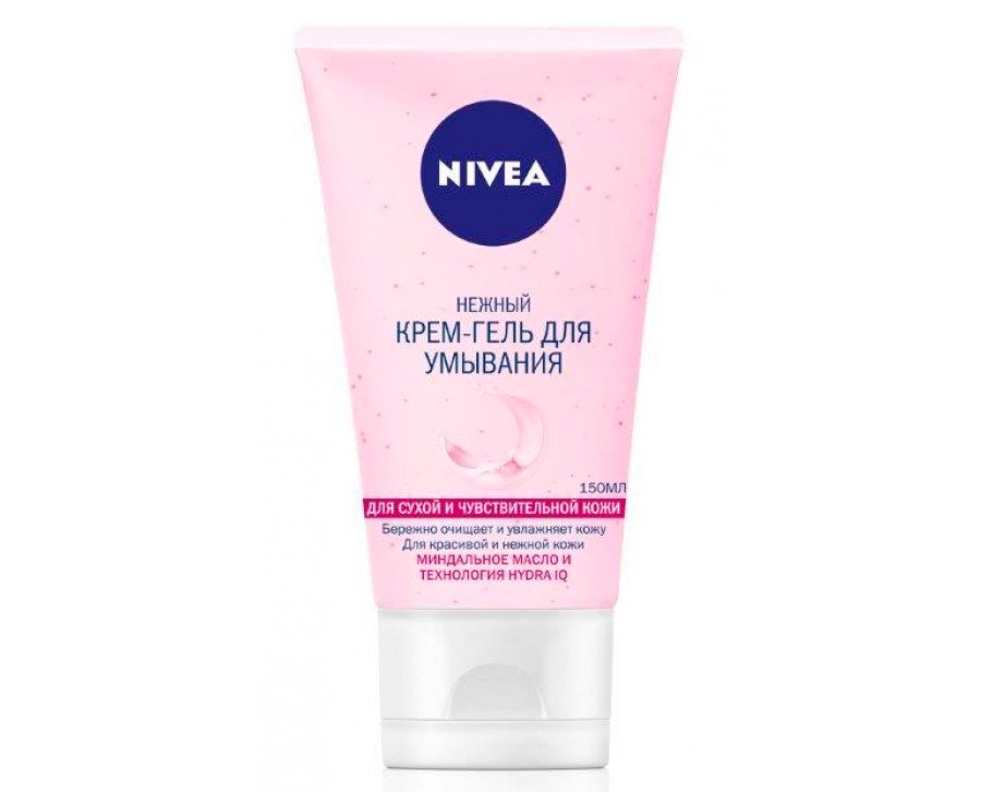 Очищающий крем-гель для умывания сухой и чувствительной кожи Nivea Источник: novex-trade.ru