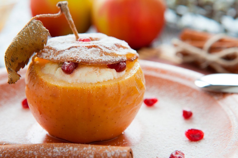 Витамины на вашем столе: яблоки в духовке