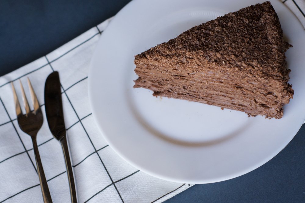 Рецепт шоколадного наполеона: оригинальный десерт