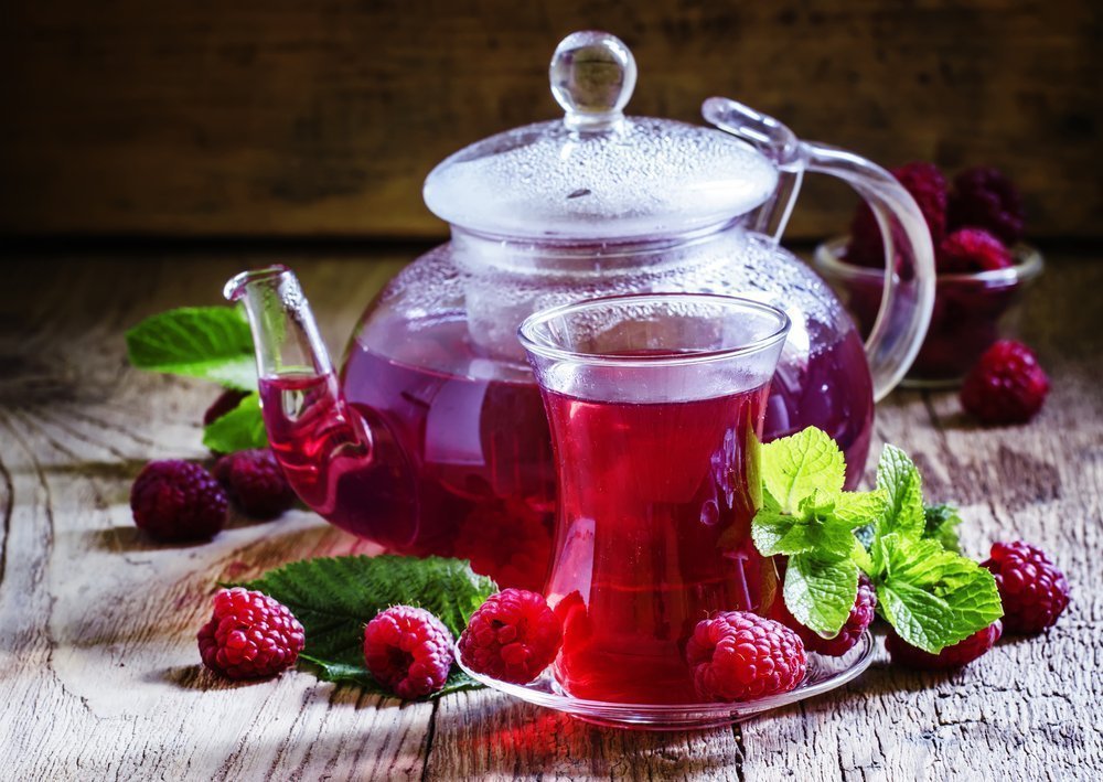 Чай с малиной: лечение простудных болезней