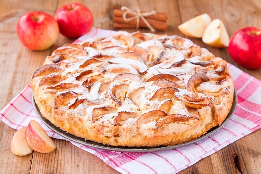 Яблочный пирог с облепихой Источник: findmeals.com