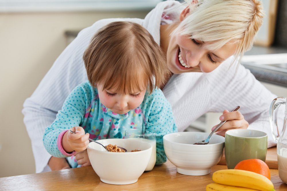 Завтрак для малыша и родителей