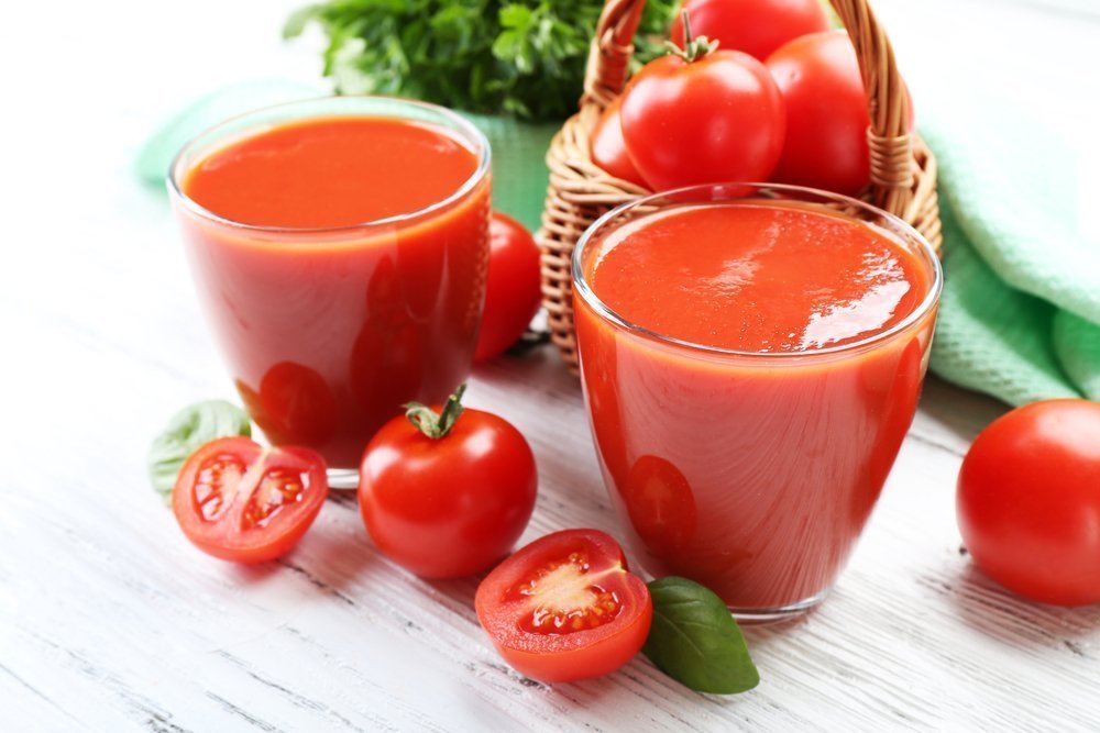 Сочное похудение с томатным напитком