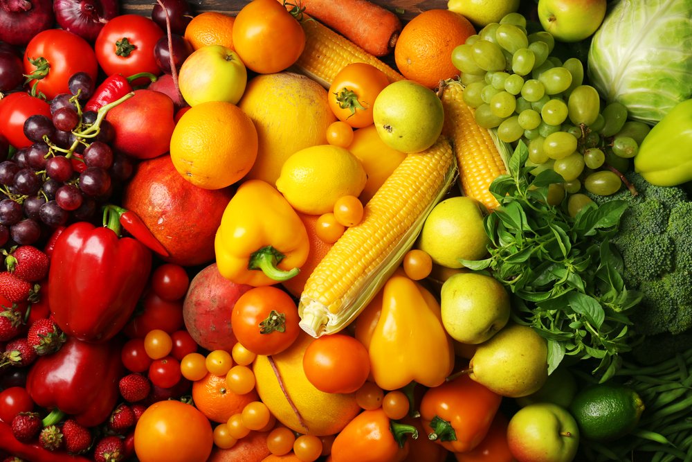 Цветные продукты богатые витаминами и микроэлементами