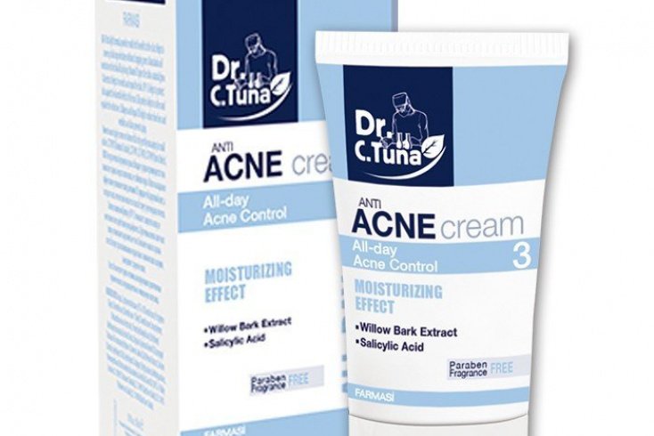Дневной крем против акне Anti-Acne Day Cream Фармаси, 50мл Источник: farmasi.ua